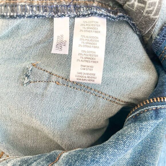 Karl Lagerfeld Flare Leg Stretch Denim Sailor Jeans Size 14 - Picture 8 of 10